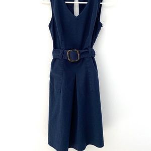 Adorable Summer Dress with Leopard Belt Buckle